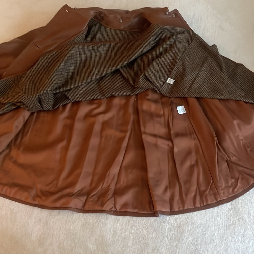 Italian buttery soft custom made coat size 44- approx 10-12 - Picture 10 of 15